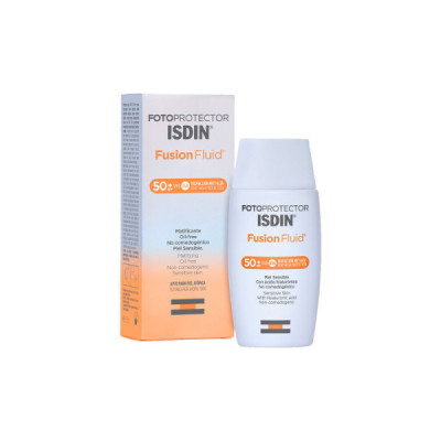 ISDIN Fotoprotector Fusion Fluid Rosto FPS50+ 50ml | Farmácia d'Arrábida