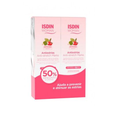 ISDIN Woman Anti-Stretch Creme Antiestrias 2x250ml 50% na 2ªUnidade | Farmácia d'Arrábida