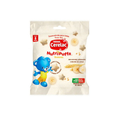 Cerelac NutriPuffs Banana +8M 7g | Farmácia d'Arrábida