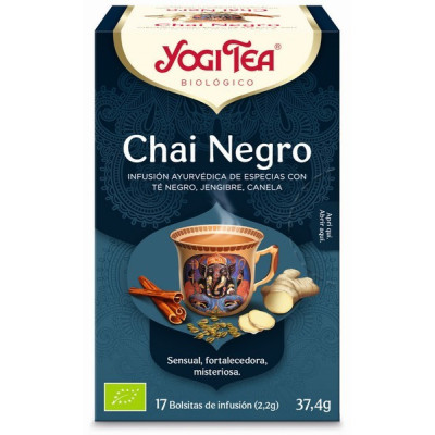 Yogi Tea Bio Cha Chai Preto 17 Saq | Farmácia d'Arrábida