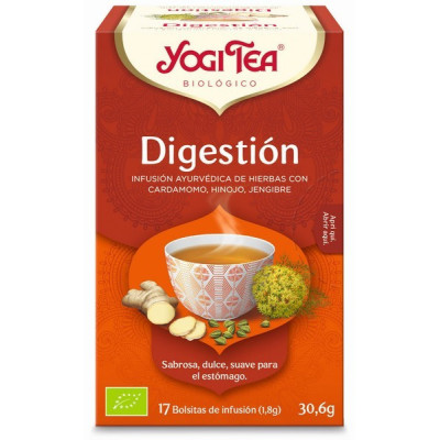 Yogi Tea Bio Cha Digestao 17 Saq | Farmácia d'Arrábida