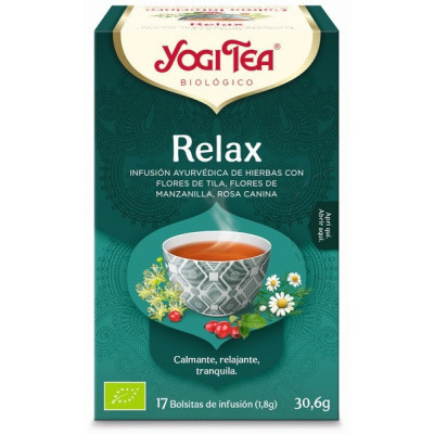 Yogi Tea Bio Cha Relax 17 Saq | Farmácia d'Arrábida