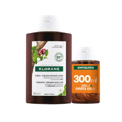 Klorane Capilar Quinina Bio Champô Oferta Champô 100ml | Farmácia d'Arrábida