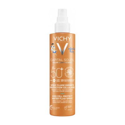 Vichy Capital Soleil Spray Fluido Invisível Crianças FPS50+ 200ml | Farmácia d'Arrábida