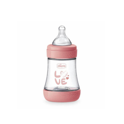 Chicco Biberão Perfect5 Rosa +0M 150ml | Farmácia d'Arrábida