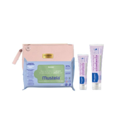 Mustela Bebé Kit Muda Fralda Rosa | Farmácia d'Arrábida