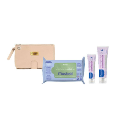 Mustela Bebé Kit Muda Fralda Taupe | Farmácia d'Arrábida