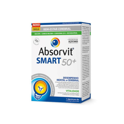 Absorvit Smart 50+ Cápsulas x30 | Farmácia d'Arrábida