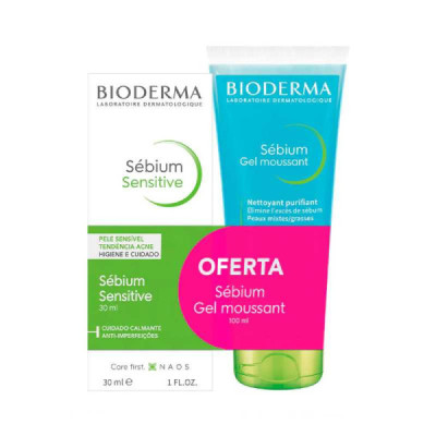 Bioderma Sébium Sensitive Oferta Sébium Gel Moussant  | Farmácia d'Arrábida