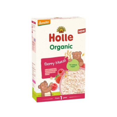 Holle Organic Muesli Frutos Vermelhos +1A 200g | Farmácia d'Arrábida