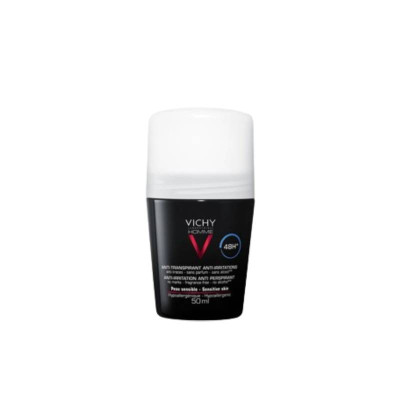 Vichy Homme Desodorizante Roll-On 48H 50ml | Farmácia d'Arrábida