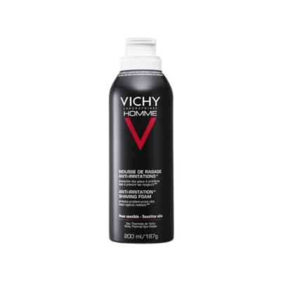 Vichy Homme Mousse de Barbear Anti-irritações 200ml | Farmácia d'Arrábida