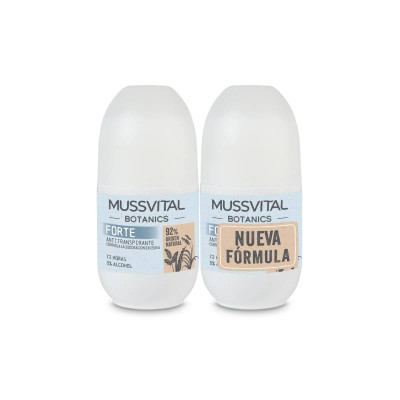 Mussvital Botanics Desodorizante Forte 2x75ml | Farmácia d'Arrábida