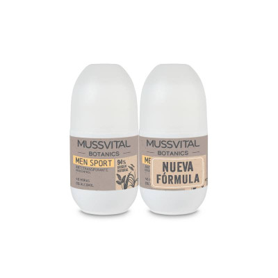 Mussvital Botanics Desodorizante Men Sport 2x75ml | Farmácia d'Arrábida