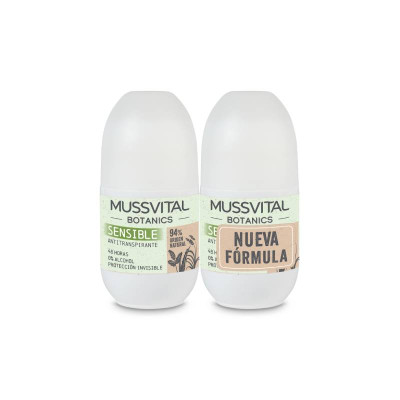 Mussvital Botanics Desodorizante Sensível 2x75ml | Farmácia d'Arrábida