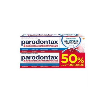 Parodontax Complete Protection Extra Fresh Pasta de Dentes 2x75ml | Farmácia d'Arrábida