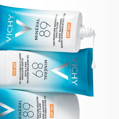 Vichy Mineral 89 Fluido Hidratante Diário FPS50+ 50ml | Farmácia d'Arrábida