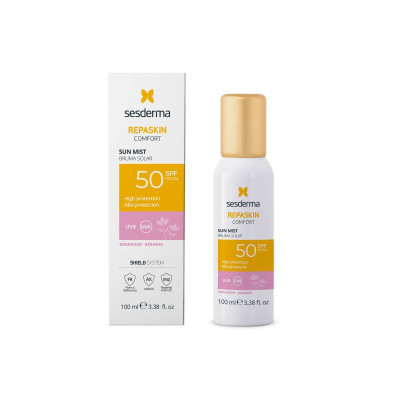 Sesderma Repaskin Comfort Mist Solar Gerânio SPF50+ 100ml | Farmácia d'Arrábida