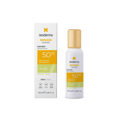 Sesderma Repaskin Comfort Mist Solar Alecrim SPF50+ 100ml | Farmácia d'Arrábida