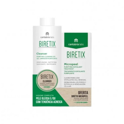 Biretix Cleanser 200ml Oferta Micropeel 50ml | Farmácia d'Arrábida