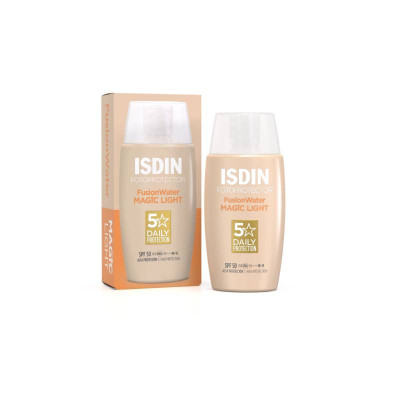 Isdin Fotoprotector Fusion Water Color Light FPS50 50ml | Farmácia d'Arrábida