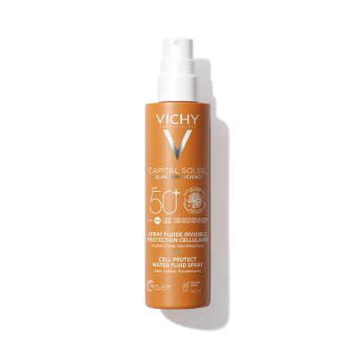 Vichy Capital Soleil Cell Protect Spray FPS 50+ 200ml | Farmácia d'Arrábida