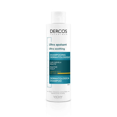 Dercos Champô Ultra-Apaziguante Cabelo Seco 200ml | Farmácia d'Arrábida