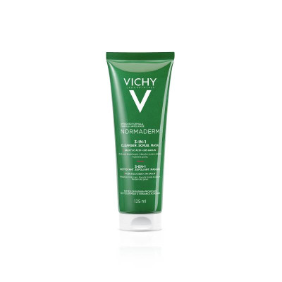 Vichy Normaderm Gel Esfoliante 3 em 1 125ml | Farmácia d'Arrábida