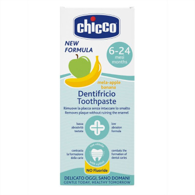 Chicco Pasta de Dentes Maçã-Banana 6-24M | Farmácia d'Arrábida