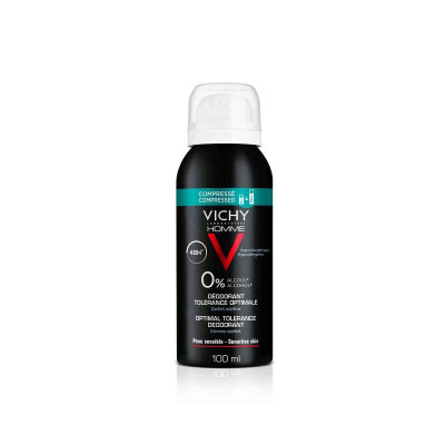 Vichy Homme Desodorizante Spray Hipoalergénico 48h Tolerância Ótima 100ml | Farmácia d'Arrábida