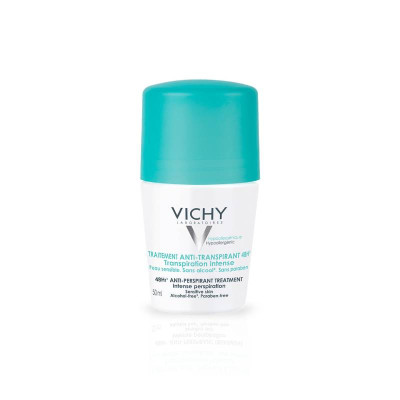 Vichy Desodorizante Roll-On Transpiração Intensa 48H 50ml | Farmácia d'Arrábida