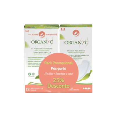 Organyc Pack Promocional Pós-parto 25% Desconto  | Farmácia d'Arrábida