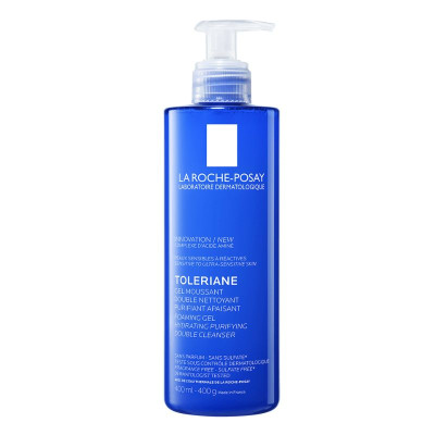 La Roche-Posay Toleriane Gel Espuma Dupla Limpeza 400ml | Farmácia d'Arrábida