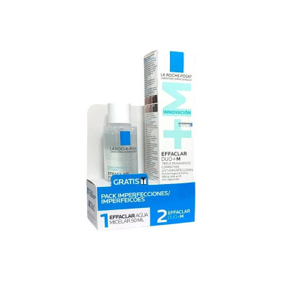 La Roche-Posay Effaclar Duo+M 40ml Oferta Água Micelar 50ml | Farmácia d'Arrábida