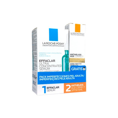 La Roche-Posay Effaclar Sérum Ultra Concentrado 30ml Oferta Anthelios Age Correct FPS50 15ml | Farmácia d'Arrábida