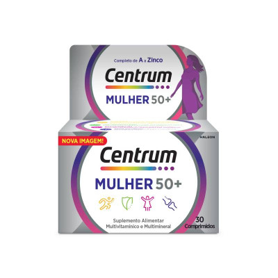 Centrum Mulher 50+ 30 Comprimidos | Farmácia d'Arrábida