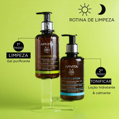 Apivita Gel Purificante Rosto 200ml | Farmácia d'Arrábida