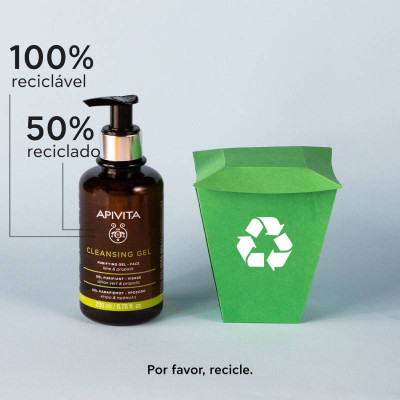 Apivita Gel Purificante Rosto 200ml | Farmácia d'Arrábida