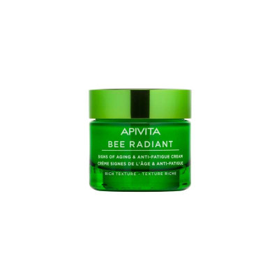 Apivita Bee Radiant Creme Textura Rica 50ml | Farmácia d'Arrábida