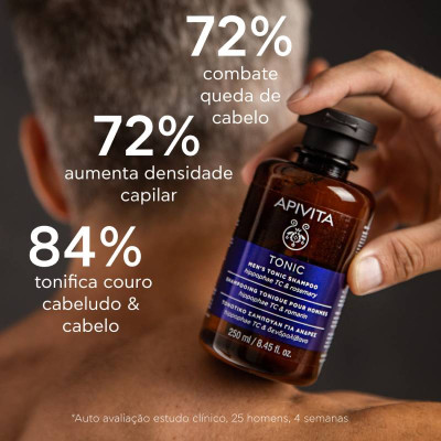 Apivita Champô Tonificante para Homem 250ml | Farmácia d'Arrábida