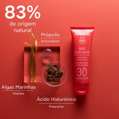 Apivita Bee Sun Gel-Creme Hidra Refrescante SPF30 50ml | Farmácia d'Arrábida