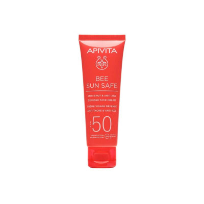 Apivita Bee Sun Safe Anti-Spot e Anti-Age Creme FPS50 50ml | Farmácia d'Arrábida