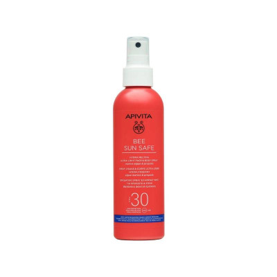 Apivita Bee Sun Safe Spray Hidra Ultraligeiro Rosto e Corpo SPF30 200ml | Farmácia d'Arrábida