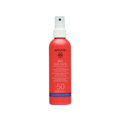 Apivita Bee Sun Safe Spray Hidra Ultraligeiro Rosto e Corpo SPF50 200ml | Farmácia d'Arrábida