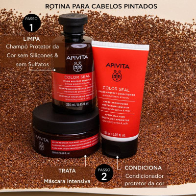 Apivita Champô Protetor da Cor 250ml | Farmácia d'Arrábida