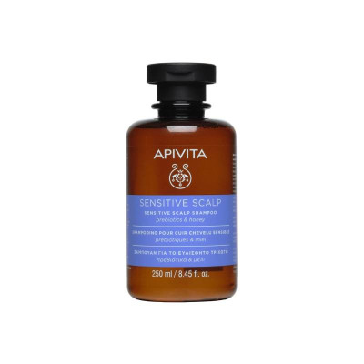 Apivita Champô Couro Cabeludo Sensível 250ml | Farmácia d'Arrábida