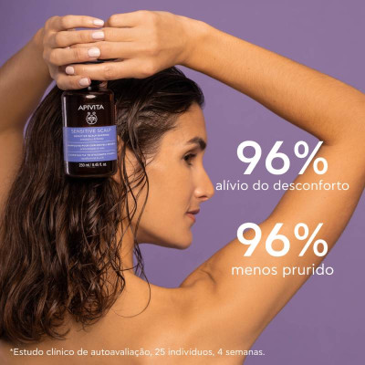 Apivita Champô Couro Cabeludo Sensível 250ml | Farmácia d'Arrábida