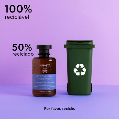 Apivita Champô Couro Cabeludo Sensível 250ml | Farmácia d'Arrábida