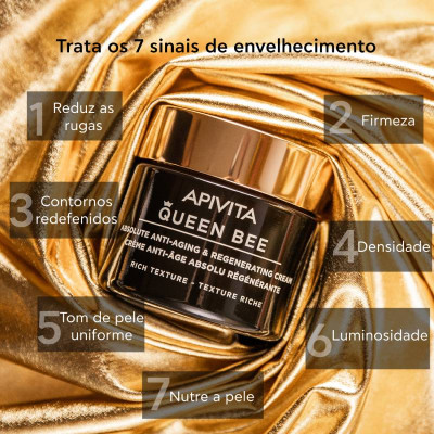 Apivita Queen Bee Creme Rico 50ml | Farmácia d'Arrábida