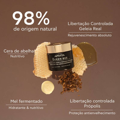 Apivita Queen Bee Creme Rico 50ml | Farmácia d'Arrábida